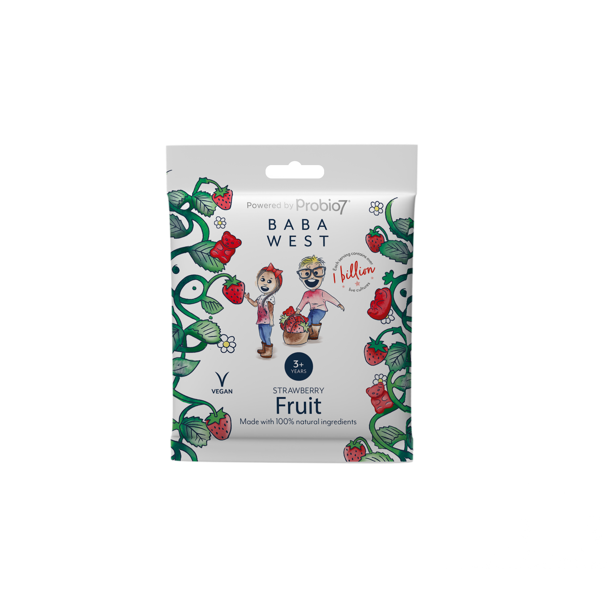 Strawberry Fruit Bears - buy 4 or more for 20% off