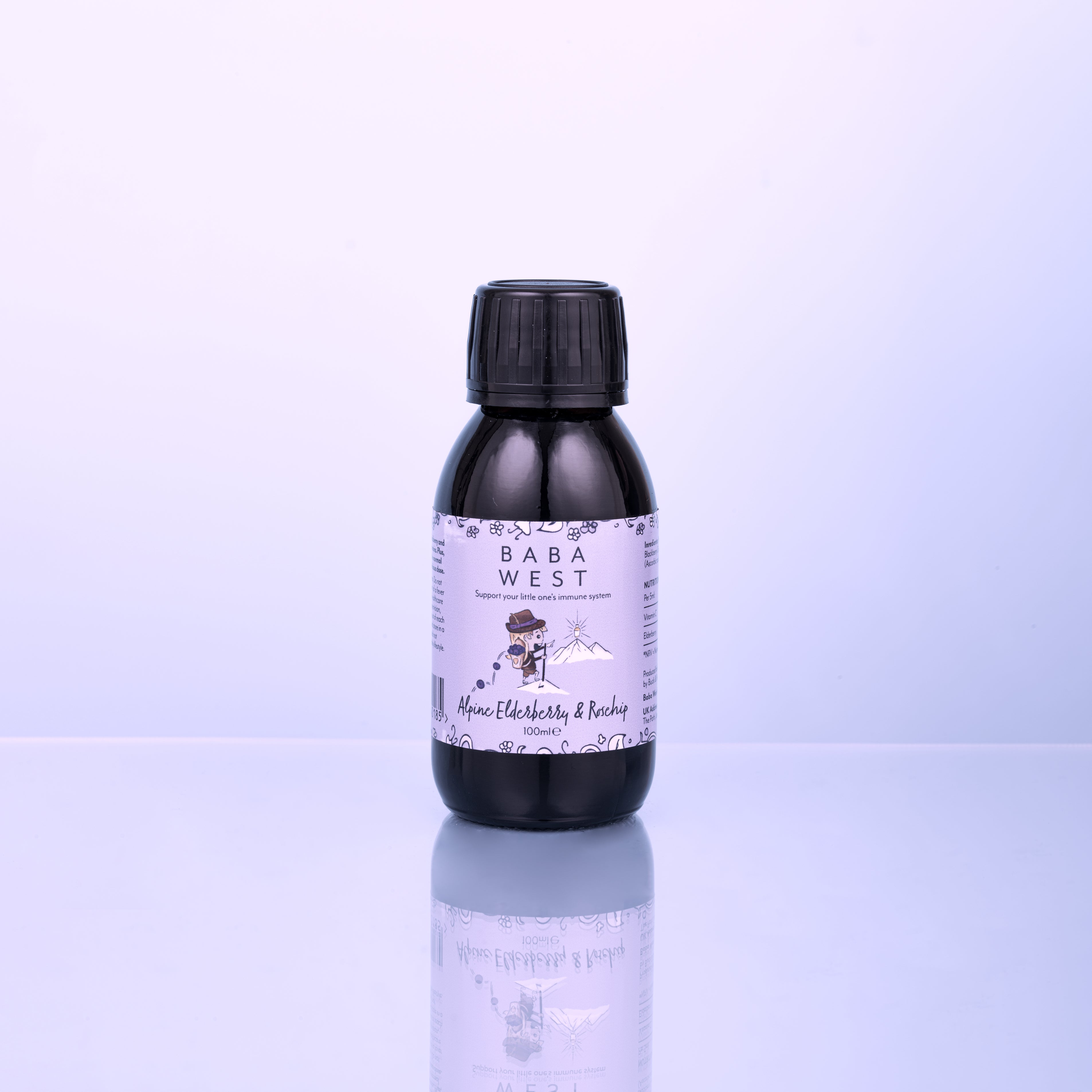 alpine elderberry and rosehip children's multivitamin